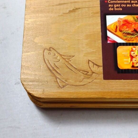 NEW Coastal Cuisine Cedar Grill Plank Set of 6 - Picture 7 of 8